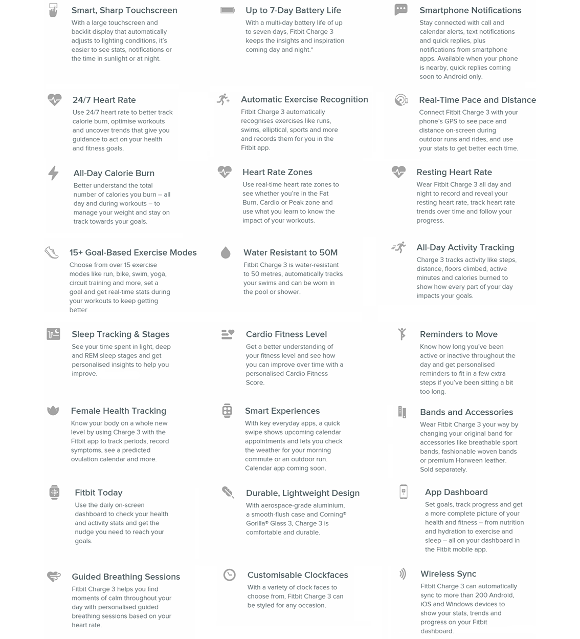 fitbit features